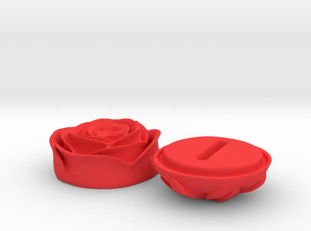 SHOSHANA ring box in Red Processed Versatile Plastic