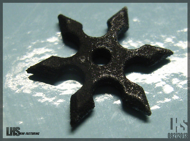 1:6 scale Ninja 6 Point Star X16 pcs in Tan Fine Detail Plastic