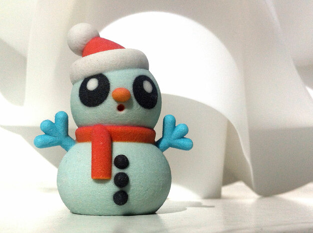 SNOWMAN A in Full Color Sandstone