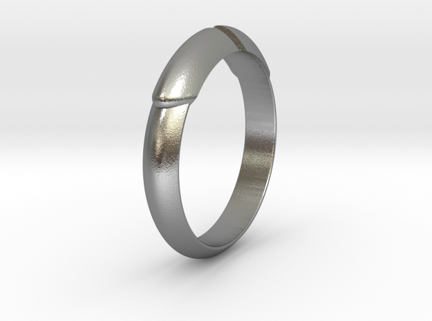Ø21.75 Mm Arrow Ring/Ø0.856 inch in Natural Silver