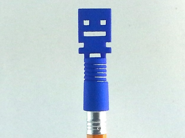 Turbo Buddy Spring Pencil Topper in Blue Processed Versatile Plastic