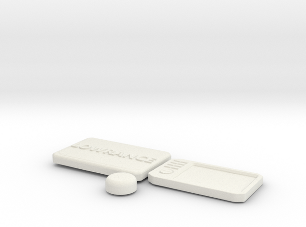 Scale GPS System in White Natural Versatile Plastic