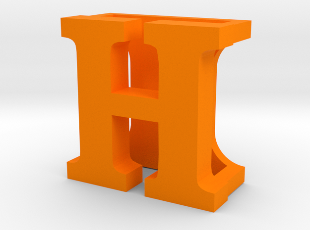 BandBit H for Fitbit Flex in Orange Processed Versatile Plastic