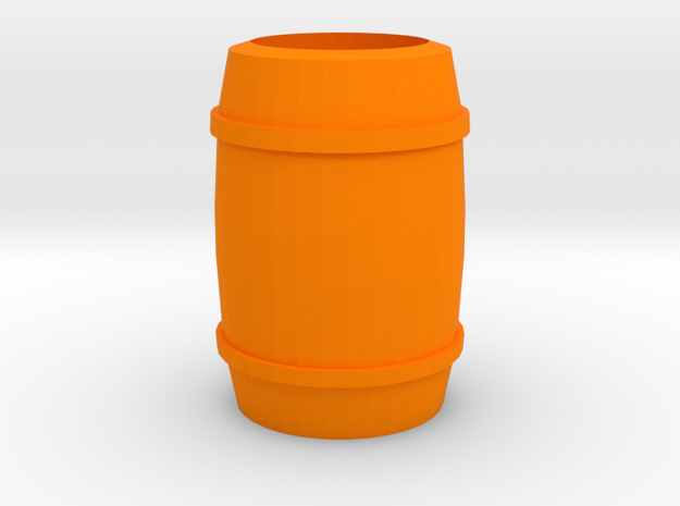 "Barrel" - A Monopoly figure in Orange Processed Versatile Plastic