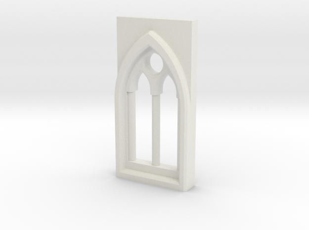 building details serie - Gothic Window 3mm Type 2 in White Natural Versatile Plastic