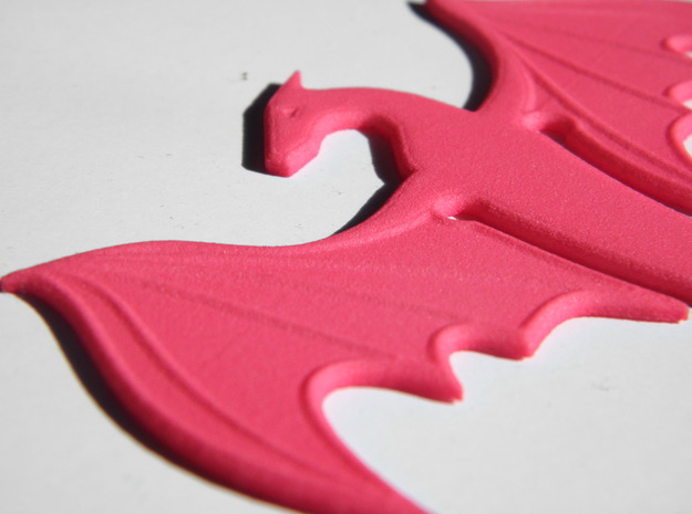 Dragon Wing Bookmark in Blue Processed Versatile Plastic