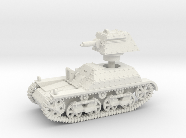 Vickers Light Tank Mk.IIa (15mm) in White Natural Versatile Plastic