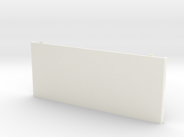 Nintendo New 3DS Coverplate *optimised* in White Processed Versatile Plastic