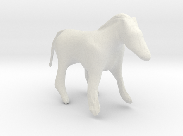 Lump that looks kinda like a horsie in White Natural Versatile Plastic