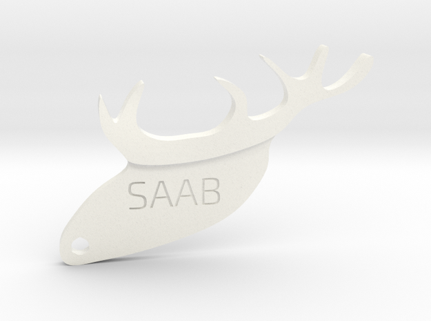 Poroze Saab in White Processed Versatile Plastic