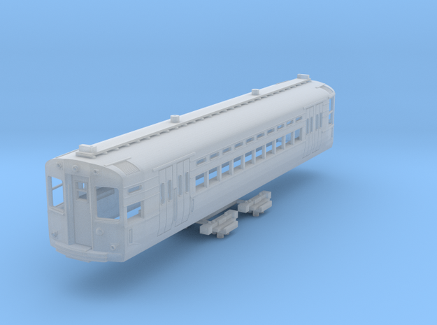 N Scale CTA 1-50 Series Car (Trolley Pole Version) in Smooth Fine Detail Plastic