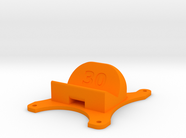 Emax Nighthawk 250 - 30° Action Cam Mount in Orange Processed Versatile Plastic