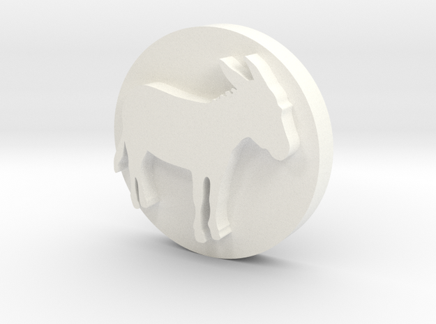 Donkey Soap Stamp in White Processed Versatile Plastic