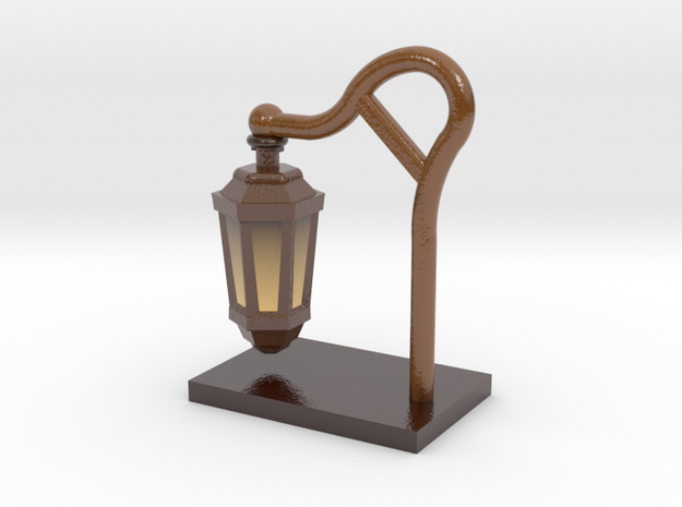 Desk Lamp in Glossy Full Color Sandstone