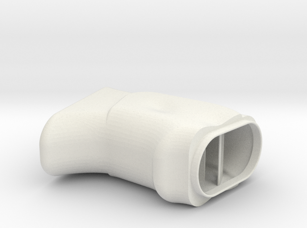P40 Grip 3 in White Natural Versatile Plastic