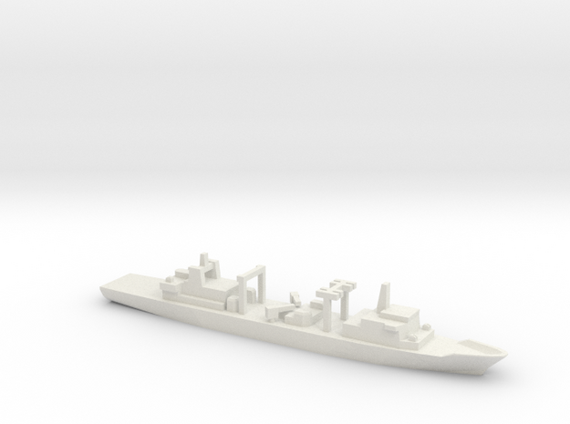 Type 903 replenishment ship, 1/1800 in White Natural Versatile Plastic