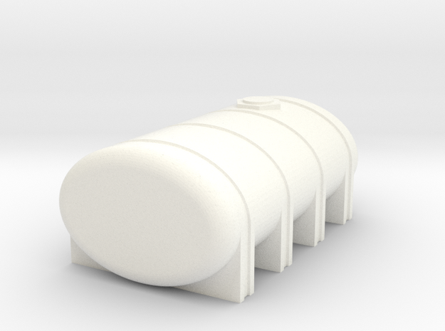 2350 Leg Tank in White Processed Versatile Plastic