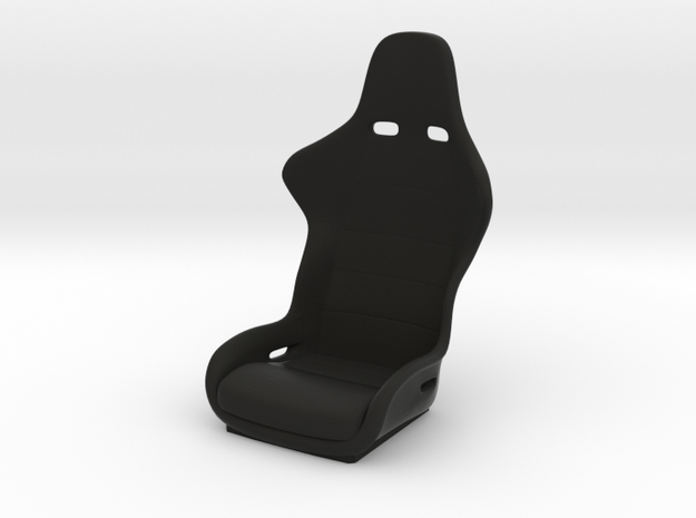 1/10 Scale Recaro Seat in Black Natural Versatile Plastic