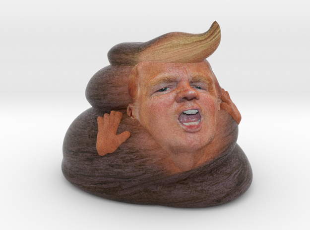 Donald "Turd" Trump medium in Full Color Sandstone