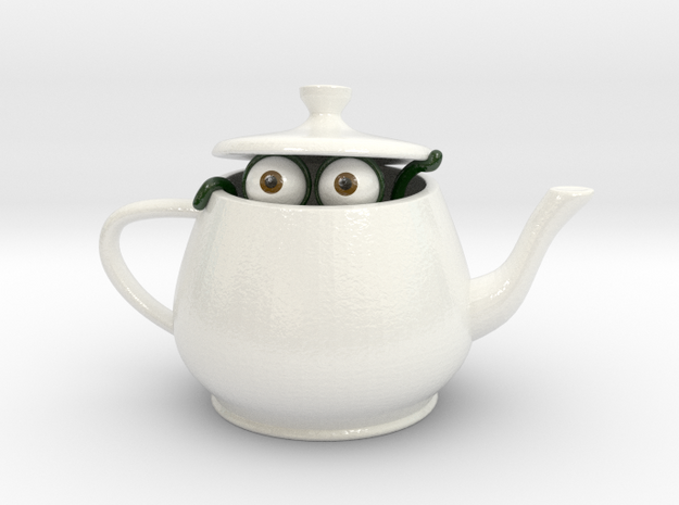 Teapot Dweller in Glossy Full Color Sandstone
