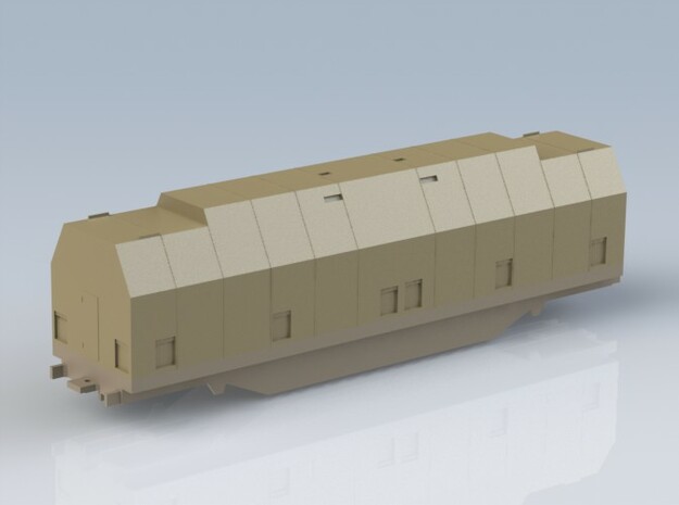 HO 1/87 Boeing aircraft parts railcar & hoods in Tan Fine Detail Plastic