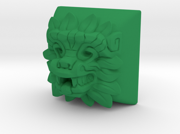 Quetzalcoatl (Cherry MX DSA) in Green Processed Versatile Plastic