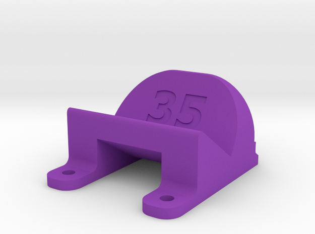 ImpulseRC Alien 5 - 35° Action Cam Mount in Purple Processed Versatile Plastic
