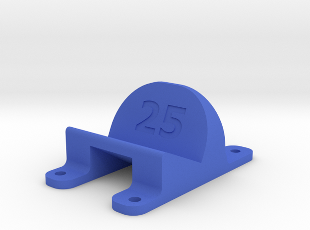 LT210 - 25° Action Cam Mount in Blue Processed Versatile Plastic