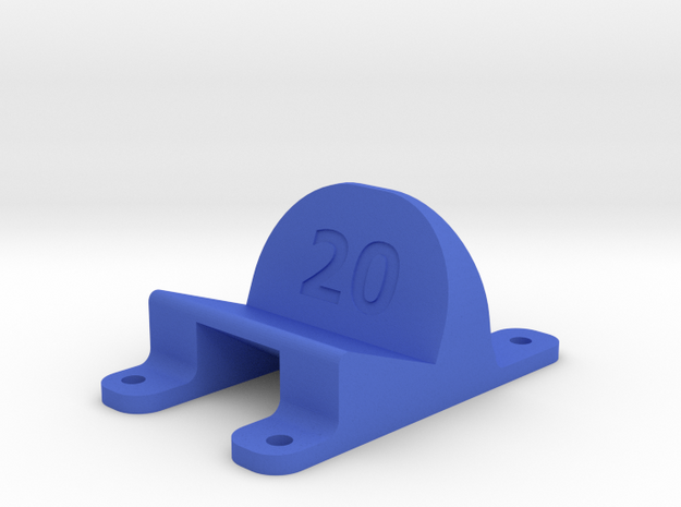 LT210 - 20° Action Cam Mount in Blue Processed Versatile Plastic