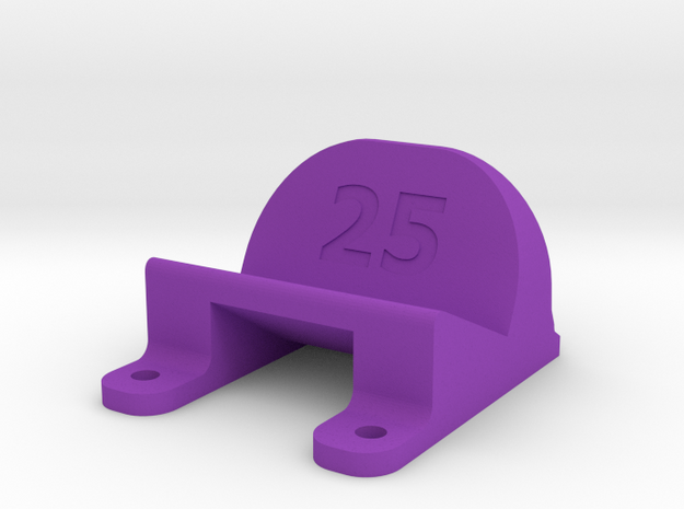 ImpulseRC Alien 6 - 25° Action Cam Mount in Purple Processed Versatile Plastic
