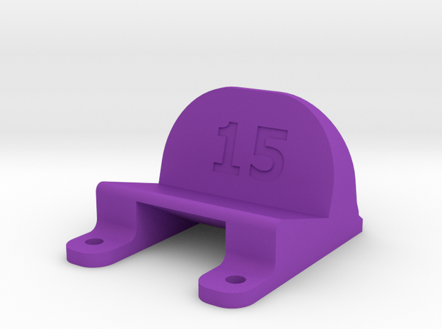 ImpulseRC Alien 6 - 15° Action Cam Mount in Purple Processed Versatile Plastic