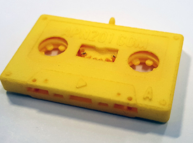 The Cassette in Yellow Processed Versatile Plastic