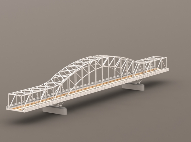 German Remagen / Ludendorff Railway-Bridge 1/285  in White Natural Versatile Plastic