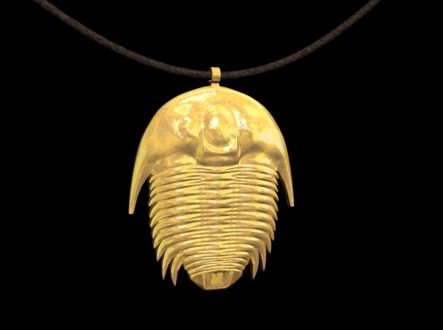 Trilobite Necklaces in 14K Yellow Gold