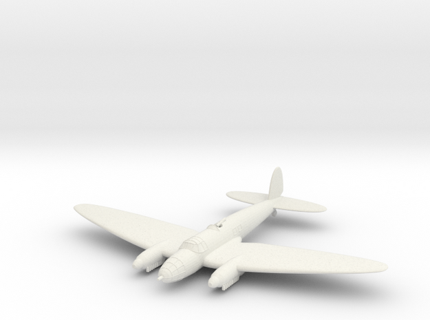 1/200 Heinkel He 111B in White Natural Versatile Plastic