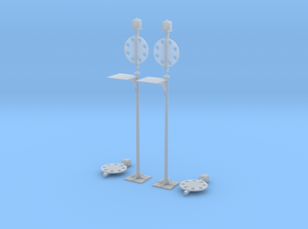 FR Disc Signal 7mm Scale Pair in Smooth Fine Detail Plastic