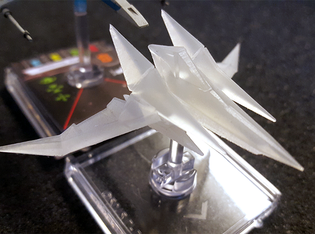 Arwing for X-wing TMG in Smooth Fine Detail Plastic