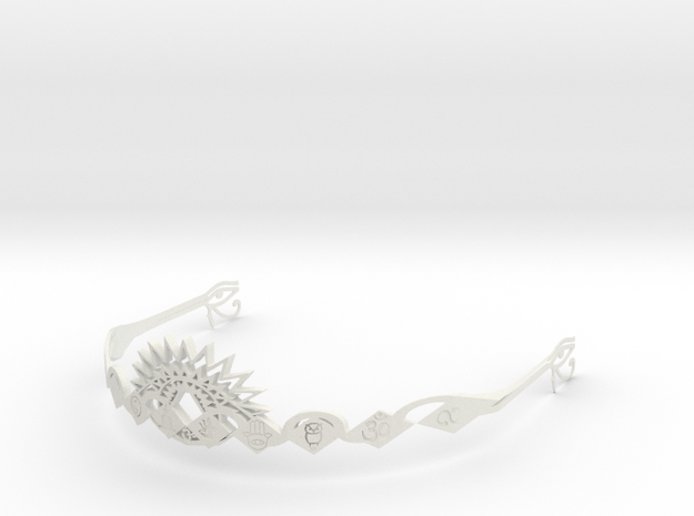Ajna Crown Masculine in White Natural Versatile Plastic