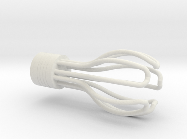 1:12 Light bulb #18 in White Natural Versatile Plastic