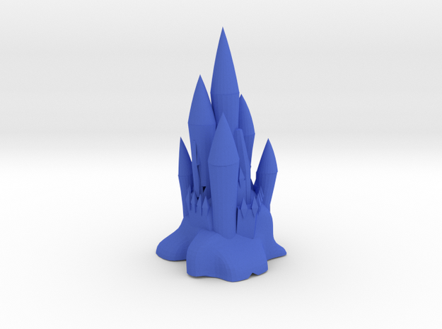 Great Castle in Blue Processed Versatile Plastic