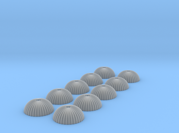 1/350 scale army parachute para Fallschirm 10 of in Tan Fine Detail Plastic