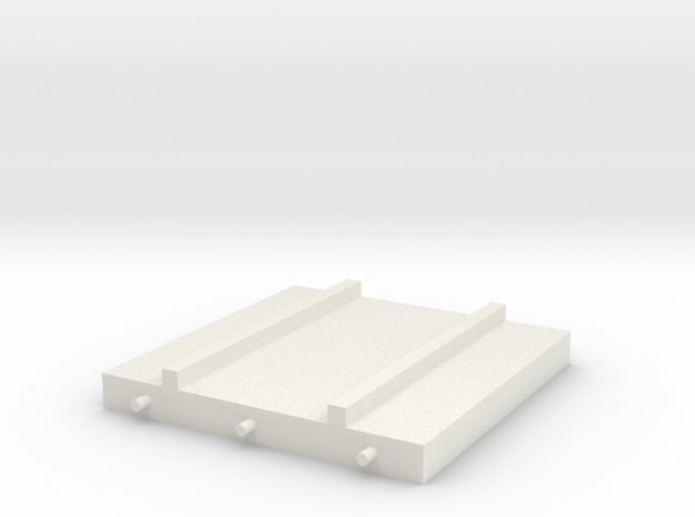 1/64 Platform Spacer in White Natural Versatile Plastic