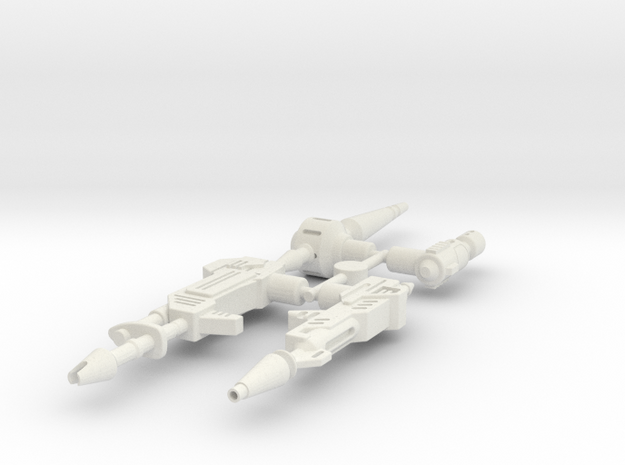 CW Weapon Pack 1 in White Natural Versatile Plastic