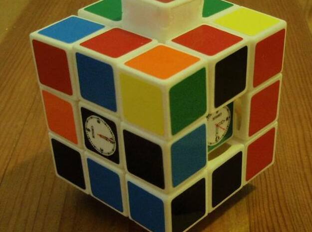4D-Time Cube Full set in White Natural Versatile Plastic