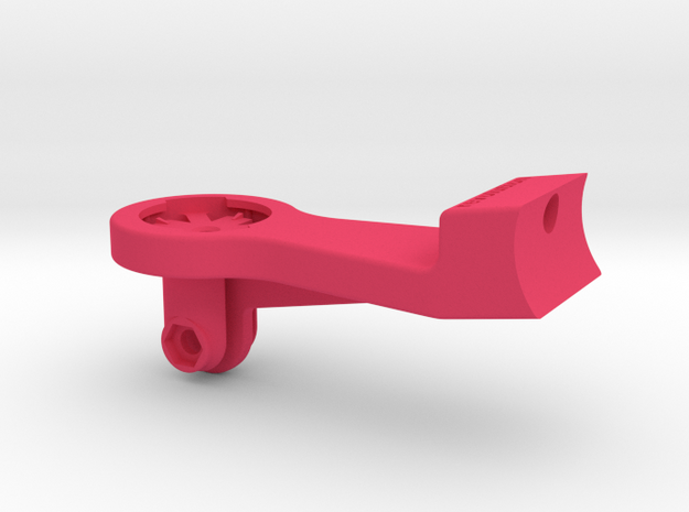 Garmin Barfly Mount Integragted GoPro Mount in Pink Processed Versatile Plastic