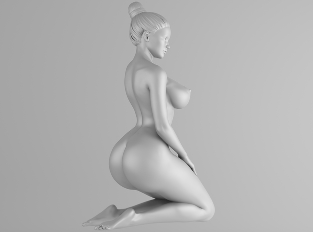 Plump sexy girl 007 Scale in 1/10 in White Natural Versatile Plastic
