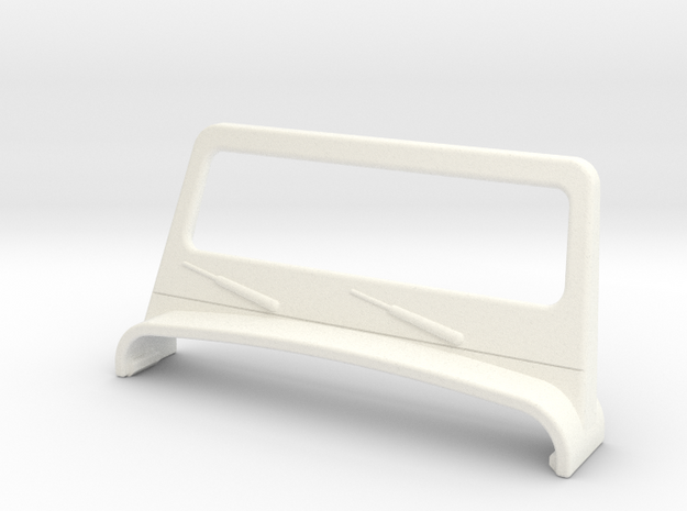 M.A.S.K. Gator Windscreen Replacement in White Processed Versatile Plastic
