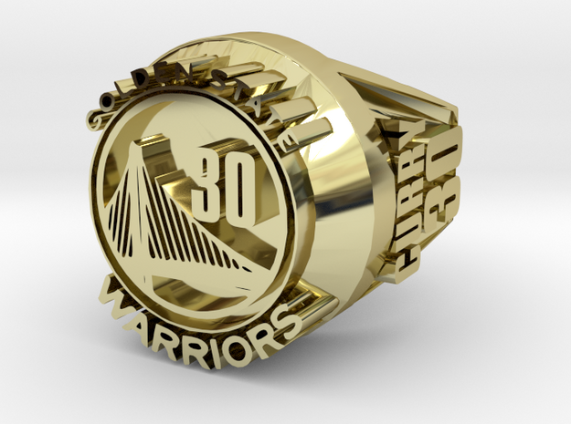 Curry 30  championship ring in 18k Gold