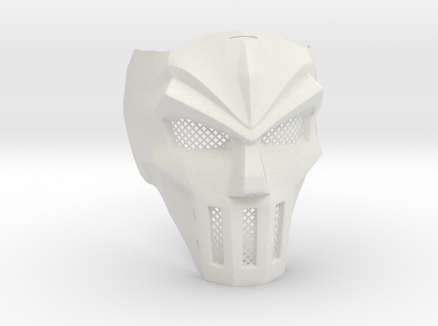 Casey Jones Mask in White Natural Versatile Plastic