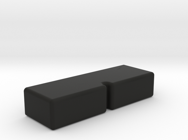 Fake Button for V6 Box and V6 Box MHS Compatible in Black Natural Versatile Plastic